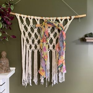 2x Ralph Lauren double ruffled vintage scarfs